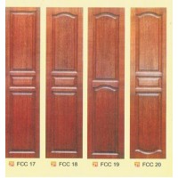 SOLID DECORATIVE DOOR with TEMPERATED GLASS 1